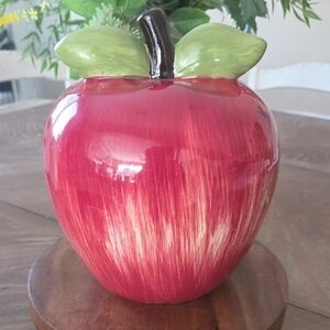 Red Apple Ceramic Decor by [Brand]